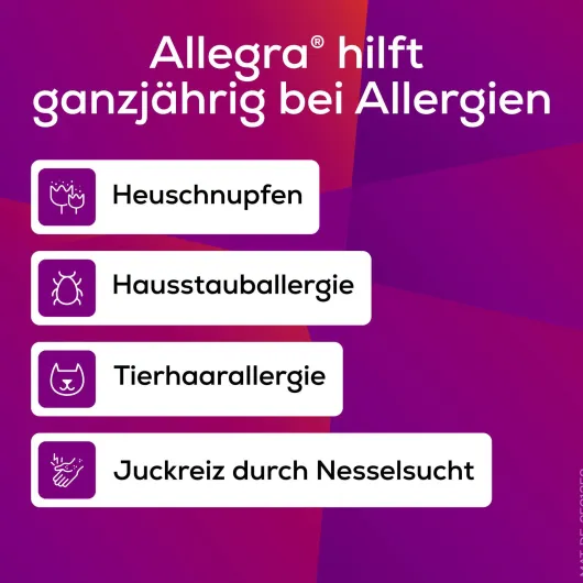 Allegra Allergietabletten Kinder 20 Stück + gratis 10 Pflaster