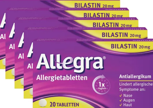 Allegra Allergietabletten 20 mg 5 x 20 Tabletten