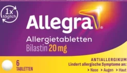 Allegra Allergietabletten 20 mg 6 Tabletten