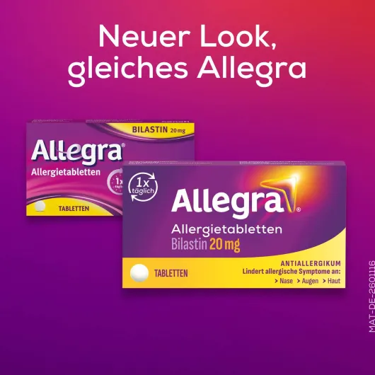 Allegra Allergietabletten 20 mg 2 x 50 Tabletten