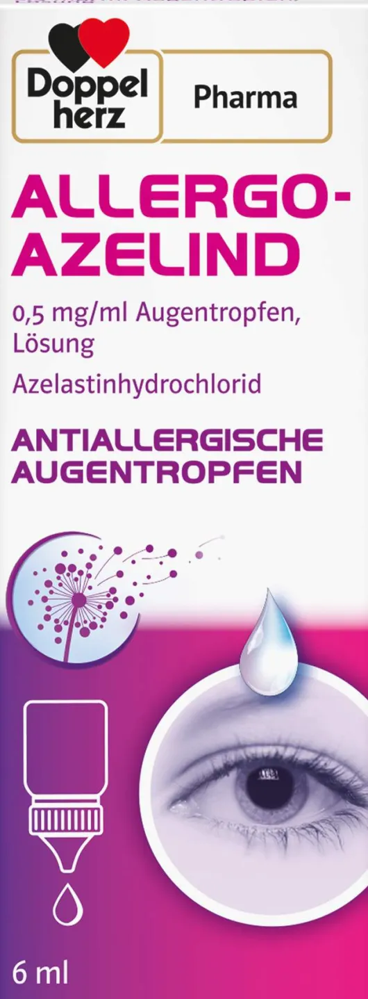 Allergo - Azelind 0,5 mg pro ml Doppelherz Pharma 6 ml Augentropfen