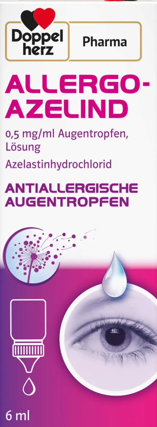 Allergo - Azelind 0,5 mg pro ml Doppelherz Pharma 6 ml Augentropfen