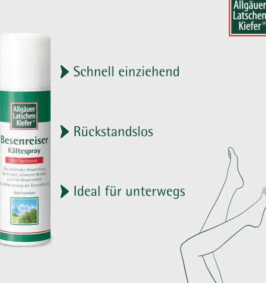 Allgäuer Latschenkiefer Besenreiser Kältespray 150 ml