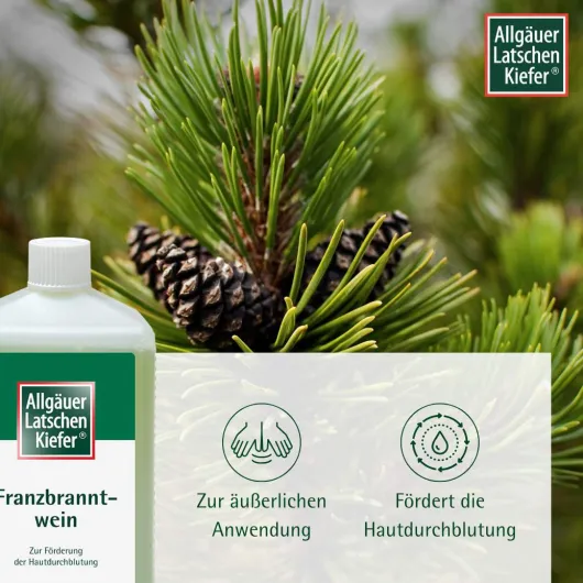 Allgäuer Latschenkiefer Franzbranntwein 1000 ml Lösung