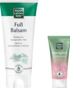 Allgäuer Latschenkiefer Fußbalsam 200 ml + gratis Allgäuer Latschenkiefer Alpenglück Dusche 30 ml