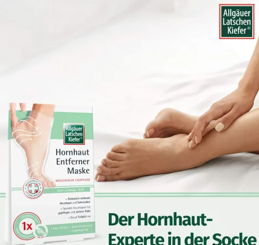 Allgäuer Latschenkiefer Hornhaut Entferner Maske cremig 1 Stück