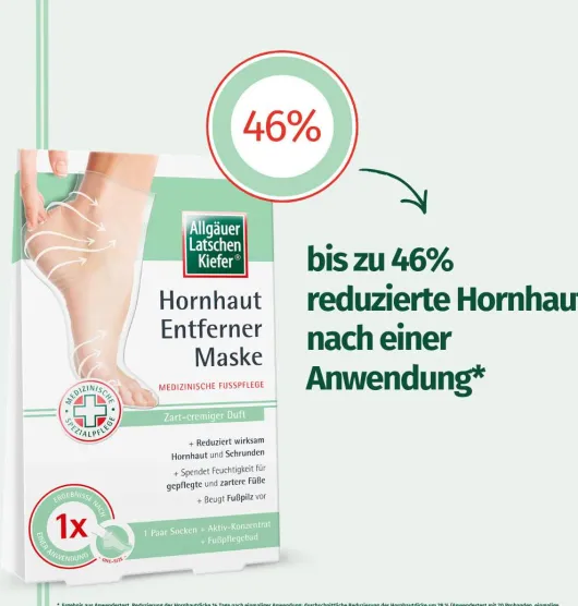 Allgäuer Latschenkiefer Hornhaut Entferner Maske cremig 1 Stück