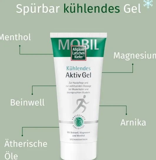 Allgäuer Latschenkiefer Kühlendes Aktiv Gel 200 ml