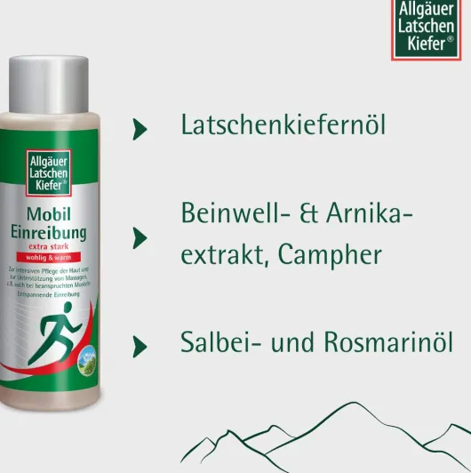 Allgäuer Latschenkiefer Mobil 250 ml Einreibung wohlig & warm