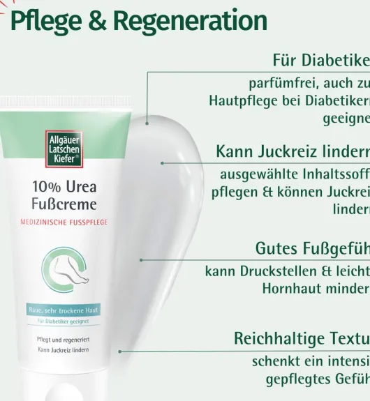 Allgäuer Latschenkiefer 10% Urea 100 ml Fußcreme