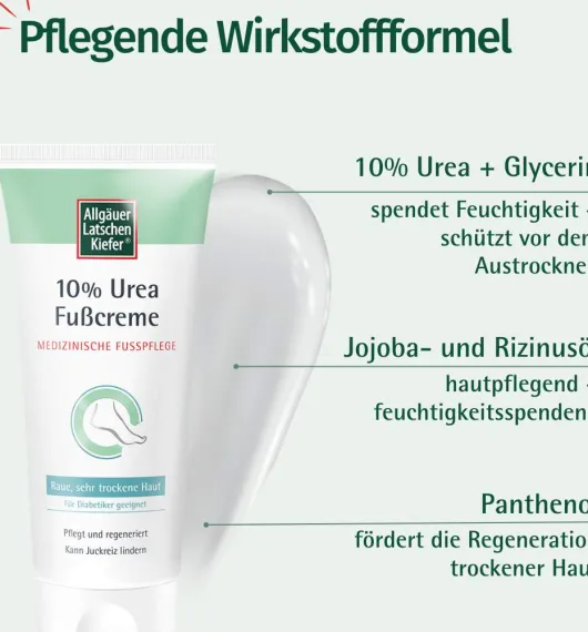 Allgäuer Latschenkiefer 10% Urea 100 ml Fußcreme
