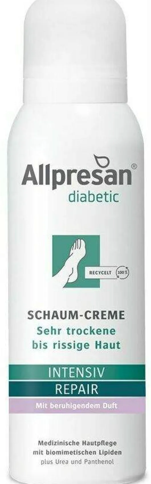 Allpresan Diabetic Intensiv + Repair Mit Urea Schaum-Creme 125 ml