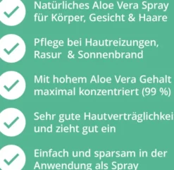 Aloe Vera Spray Haut & Haare 200 ml