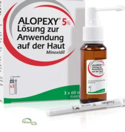 Alopexy 5% Lösung zur Anwendung auf der Haut 3 x 60 ml Lösung