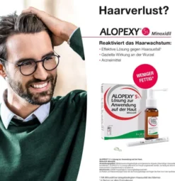 Alopexy 5% Lösung zur Anwendung auf der Haut 3 x 60 ml Lösung