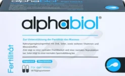 Alphabiol Fertilität Für den Mann 60 Kapseln