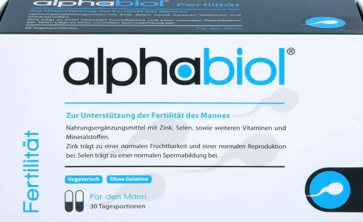 Alphabiol Fertilität Für den Mann 60 Kapseln