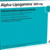 Alpha Lipogamma 600 mg Infusionslösungskonzentrat 5 X 24 ml