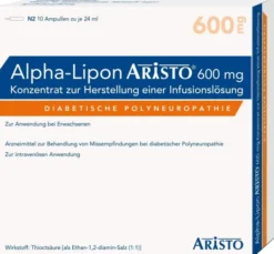 Alpha Lipon Aristo 600 mg Konz.Z.Herst.E.Inf.-Lsg. 10 X 24 Ml...