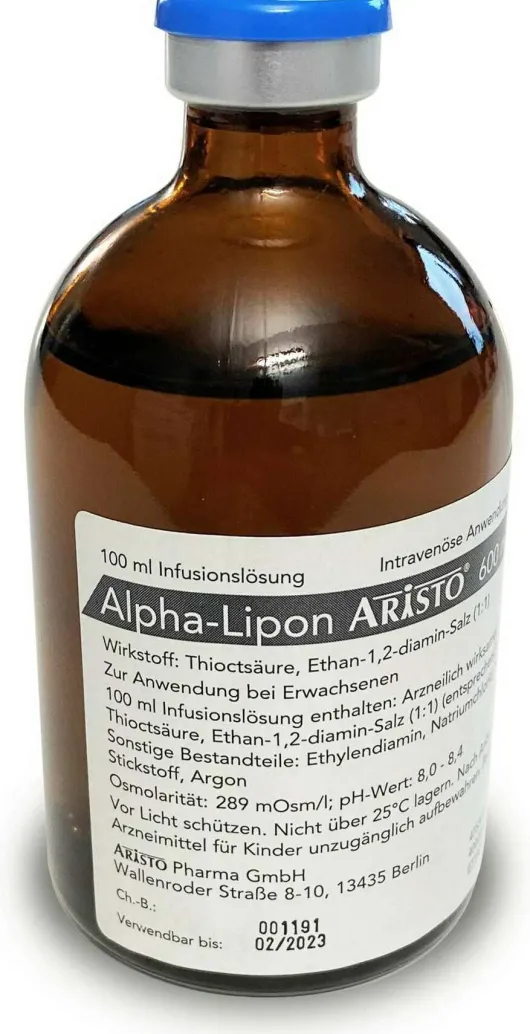 Alpha Lipon Aristo 600 mg 5 X 100 ml Infusionslösung