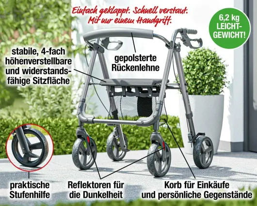 Aluminium Rollator