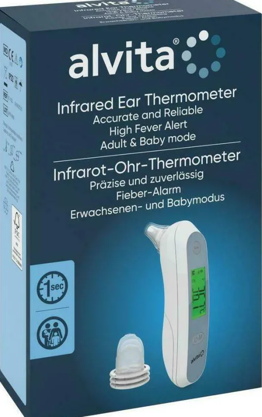 Alvita Infrarot-Ohrthermometer