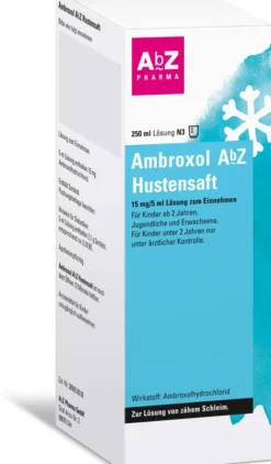 Ambroxol Abz Hustensaft 15mg Pro 5 ml 250 ml Lösung zum Einnehmen