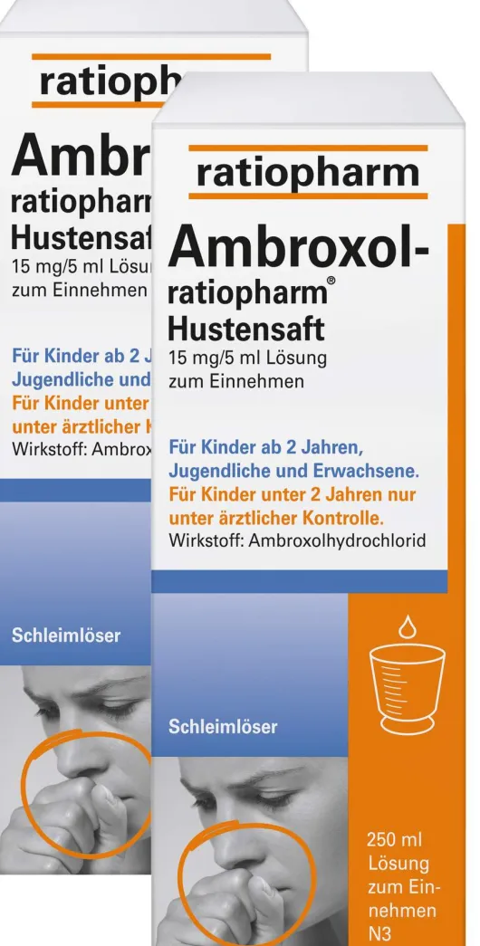 Ambroxol-ratiopharm Hustensaft 2 x 250 ml Saft