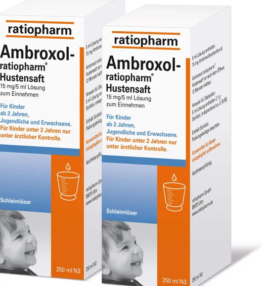 Ambroxol-ratiopharm Hustensaft 2 x 250 ml Saft