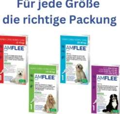 Amflee 268 mg Spot-On Lösung Für Große Hunde 20 - 40 KG 3 Stück