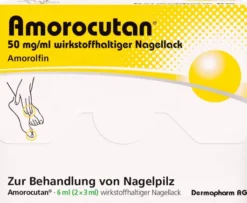 Amorocutan 50 mg Pro ml Wirkstoffhaltiger Nagellack 6 ml Lösung