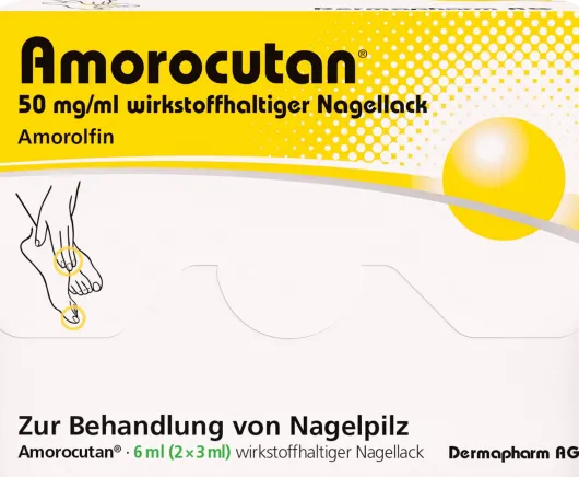 Amorocutan 50 mg Pro ml Wirkstoffhaltiger Nagellack 6 ml Lösung