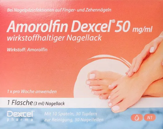 Amorolfin Dexcel 50 mg Je ml Wirkstoffhaltiger Nagellack 3ml