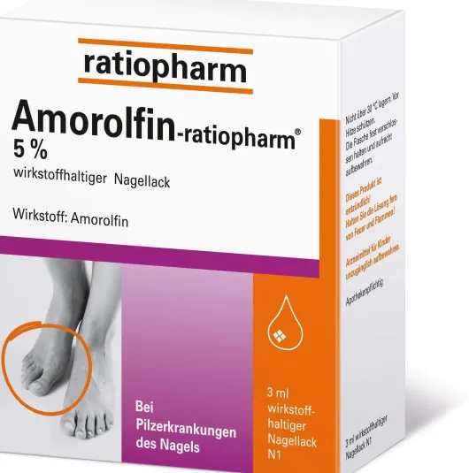 Amorolfin-ratiopharm 5% 3 ml Lösung