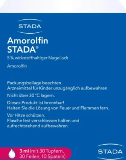 Amorolfin Stada 5% Wirkstoffhaltiger Nagellack 3 ml Lösung
