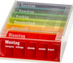 Anabox 7 Tage Medikamentendosierer Regenbogen 1 Stück