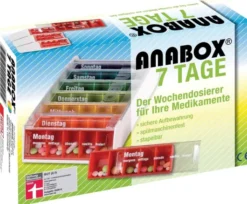 Anabox 7 Tage Medikamentendosierer Regenbogen 1 Stück