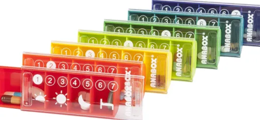 Anabox 7 Tage Regenbogen Pikto
