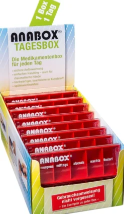 Anabox Tagesbox Hellrot