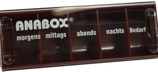 Anabox Tagesbox Rot 1 Stück