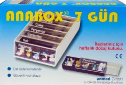 Anabox 7 Tage Wochendosierer Blau Türkisch 1 Stück