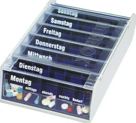 Anabox 7 Tage Wochendosierer Blau 1 Stück