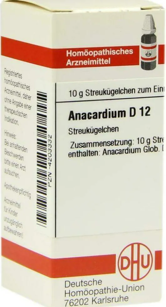 Anacardium D12 Dhu 10 G Globuli