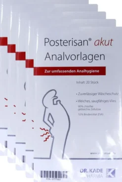 Analvorlagen 5 x 20 Stück