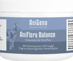 AniFlora Balance Flohsamenschalen + Ballaststoff für Hunde 60 g Pulver