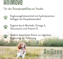 AniMove Kollagen + Glucosamin + Chondroitin + MSM für Hunde 200 g Pulver