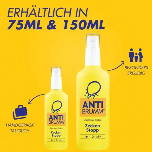 Anti Brumm Zecken Stopp Pumpzerstäuber 2 x 150 ml