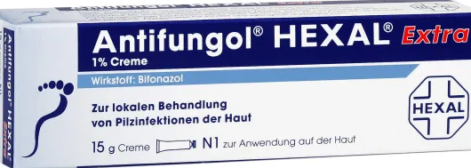 Antifungol Hexal Extra 1% 15 G Creme
