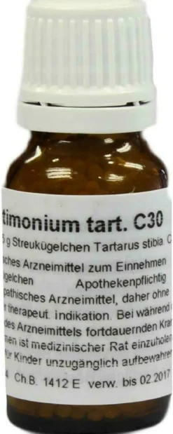 Antimonium Tartaricum C30 Globuli 15 G