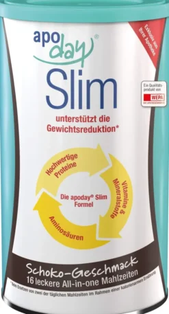 Apoday Schoko Slim Pulver 450 G Dose